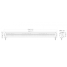 Halogen drogowy LED 21"+ jazda dzienna LED JGS-3418