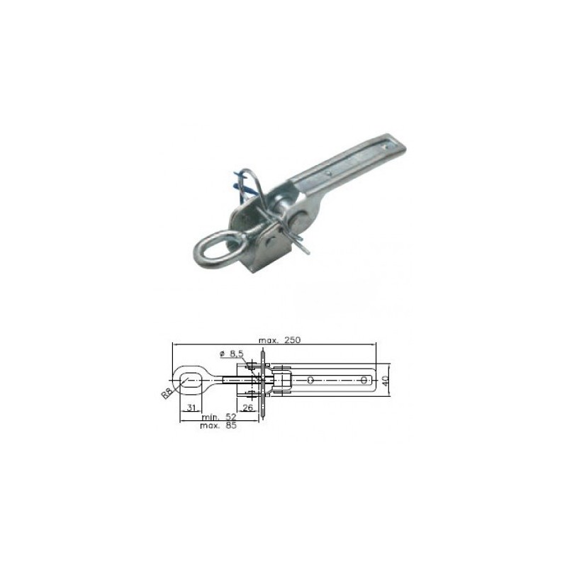 ZACZEP BURTOWY REGULOWANY BV40-1