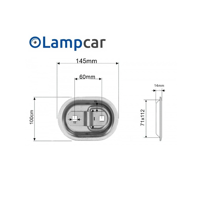 UCHWYT PODŁOGOWY ZPO004 MINI