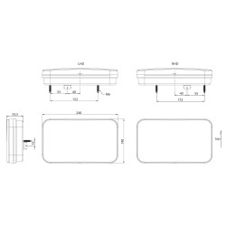 FT-270 NT  PRAWA COF LAMPA LED ZESPOLONA Z TRÓJKĄTEM