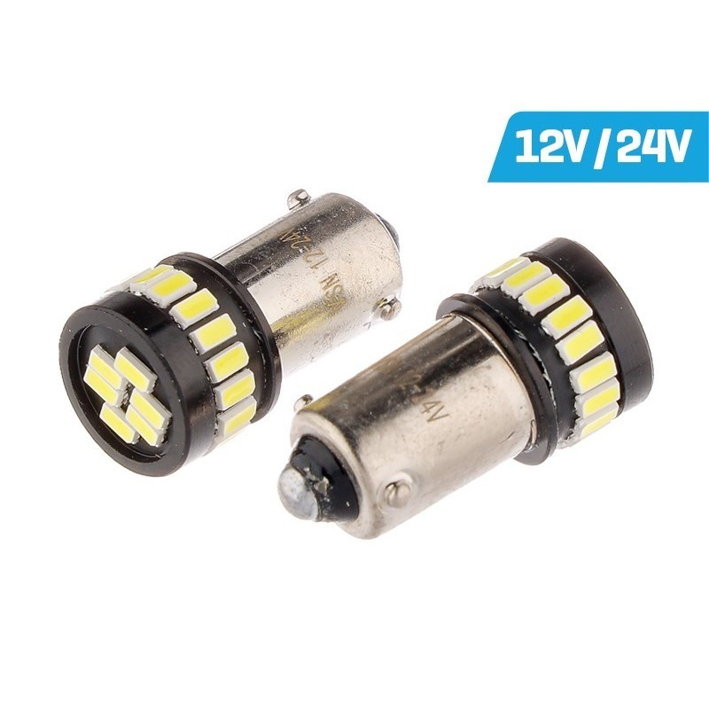 ŻARÓWKA W5W (T10) 12/24V 21X2016 SMD LED, CANBUS, BIAŁA,