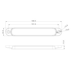 FT-062 DARK B LED LAMPA OBRYSOWA