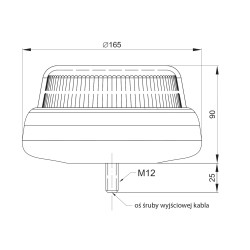 FT-101 DF LED SC LAMPA BŁYSKOWA OSTRZEGAWCZA