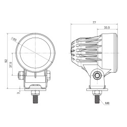 FT-364 LED MAG M30 LED szeroki strumień świetlny