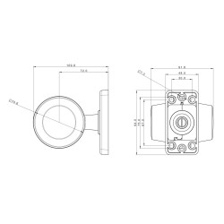 FT-140 A P PRAWA LAMPA OBRYSOWA 3 FUNKCYJNA