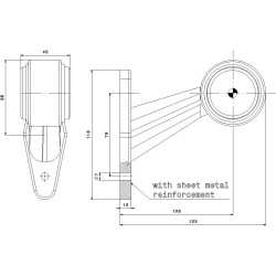 FT-1 B LED LAMPA OBRYSOWA