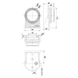 FT-060 + K B LED LAMPA OBRYSOWA