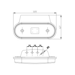 FT-020 + K Z LED LAMPA OBRYSOWA Z WIESZAKIEM