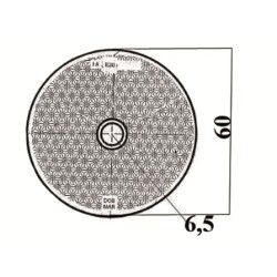 DOB-33 CZ Odblask okrągły ?60mm z otworem