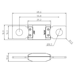 BEZPIECZNIK MEGAVAL 200A MAX 32V 0601200,