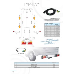 WIĄZKA 12V 6,5M + 2 X OBRYS po 4,1M