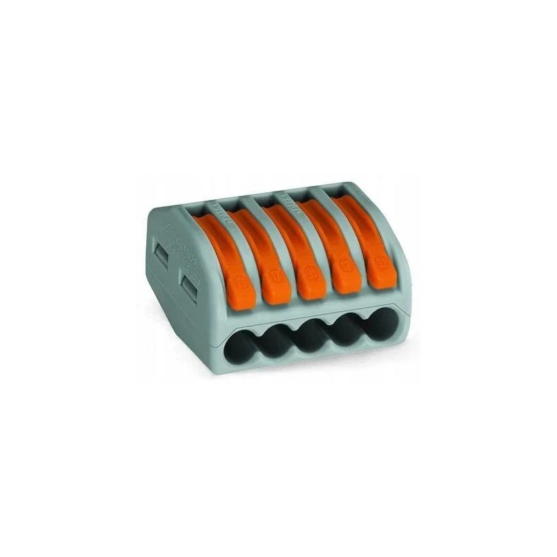 Złączka WAGO 222-415 uniwersalna linka, drut 5x0,08-4mm2