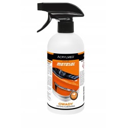 PŁYN Usuwa owady z karoserii i szyb aut