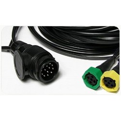 WIĄZKA 13PIN 12V 9M + 2 X OBRYS po 7,8M