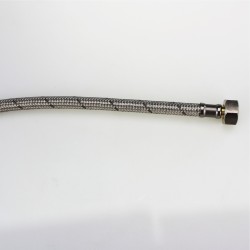 WĄŻ PRZYŁĄCZENIOWY 3/8'' x 3/8'' WĘŻYK 50CM ELASTYCZNY TRÓJNIK TAŚMA