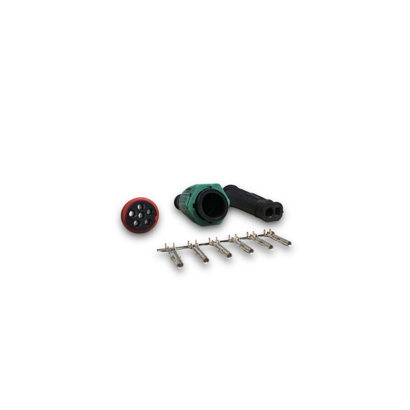 WTYCZKA BAJONET 6PIN ZIELONA - PRAWA