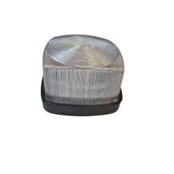 LAMPA OBRYSOWA NA ŻARÓWKĘ BIAŁA 64MMX64MM H4cm