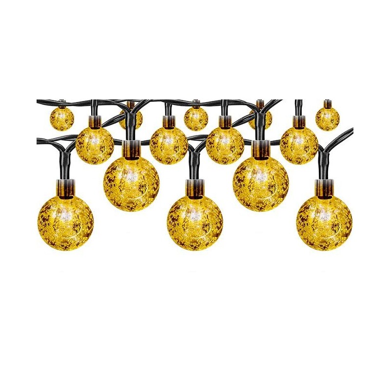 Girlanda LED solarna 20 led 485cm okrągła