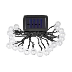 Girlanda LED solarna 20 led 485cm okrągła