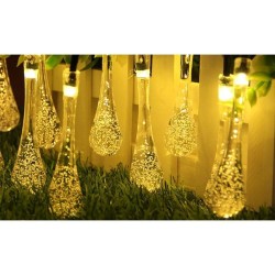 Girlanda LED solarna 40 led 785cm łezka