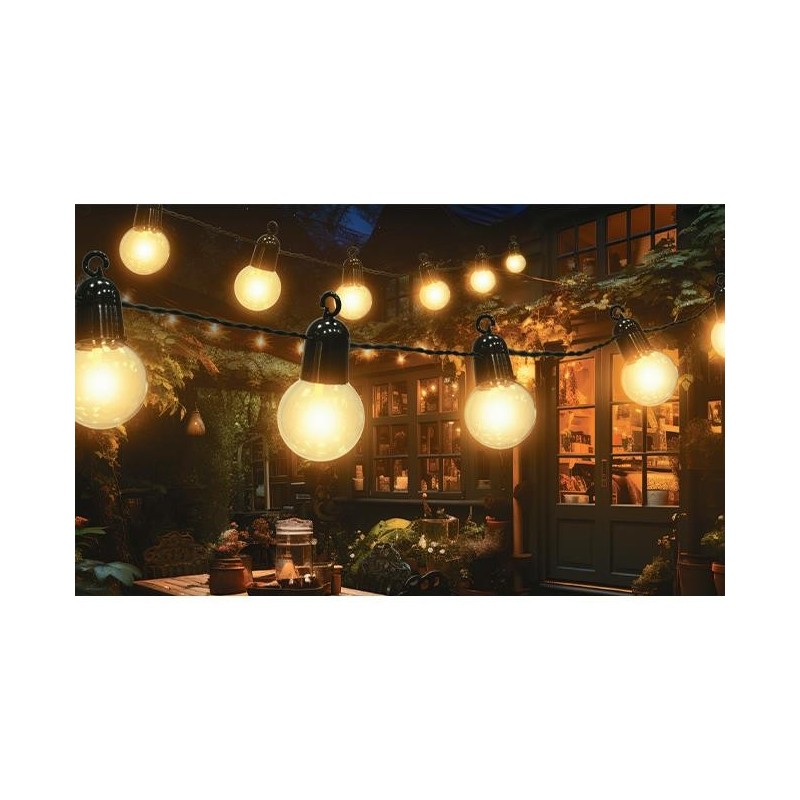 Girlanda LED solarna 485cm 20 led
