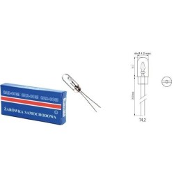 ŻARÓWKA 12V 1.1W WIRE END 80mA