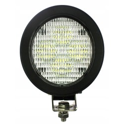 Lampa robocza 4 LED, 60W, rozproszona, czarna, okrągła, przeznaczona do John Deere