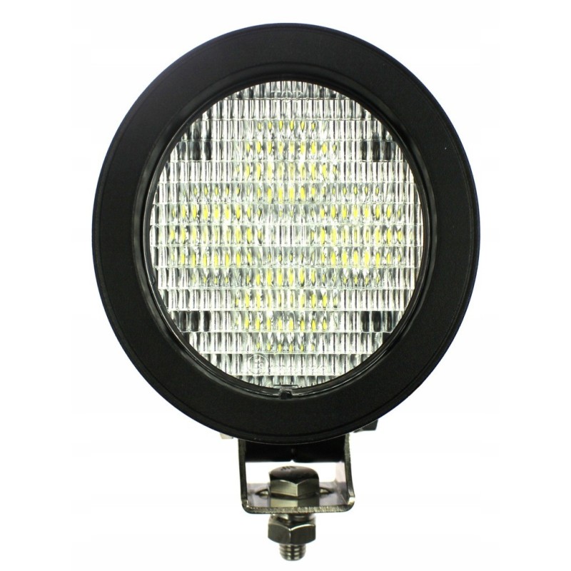 Lampa robocza 4 LED, 60W, rozproszona, czarna, okrągła, przeznaczona do John Deere
