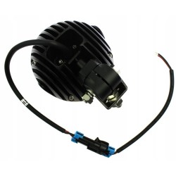 Lampa robocza 4 LED, 60W, rozproszona, czarna, okrągła, przeznaczona do John Deere