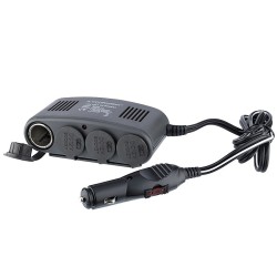 Rozgałęziacz gniazda zapalniczki poczwórny, Heavy Duty