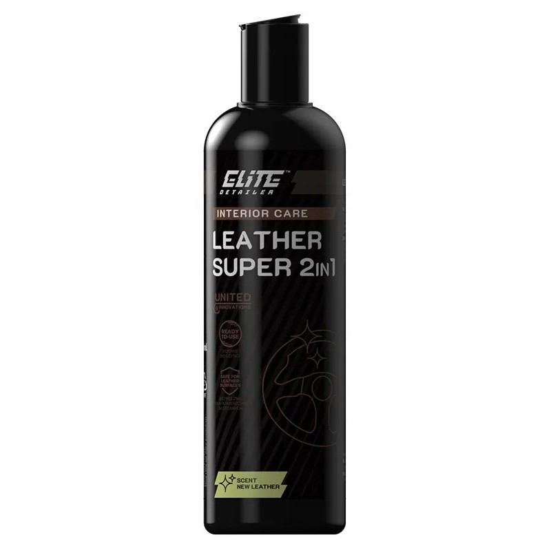 ELITE DETAILER LEATHER SUPER 2w1 MLECZKO DO SKÓRY 500 ML