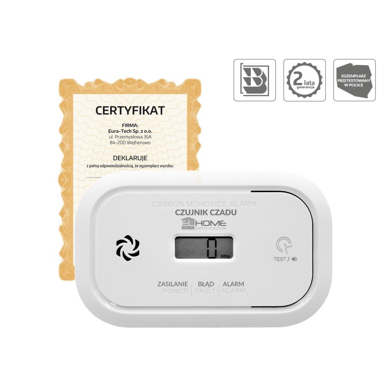 CZUJNIK CZADU I DYMU EL HOME