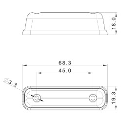 FT-081 Z DARK LED LAMPA OBRYSOWA , LAMPA NA ORUROWANIE