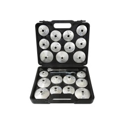 Klucze nasadowe do filtrów 23el. z grzechotką