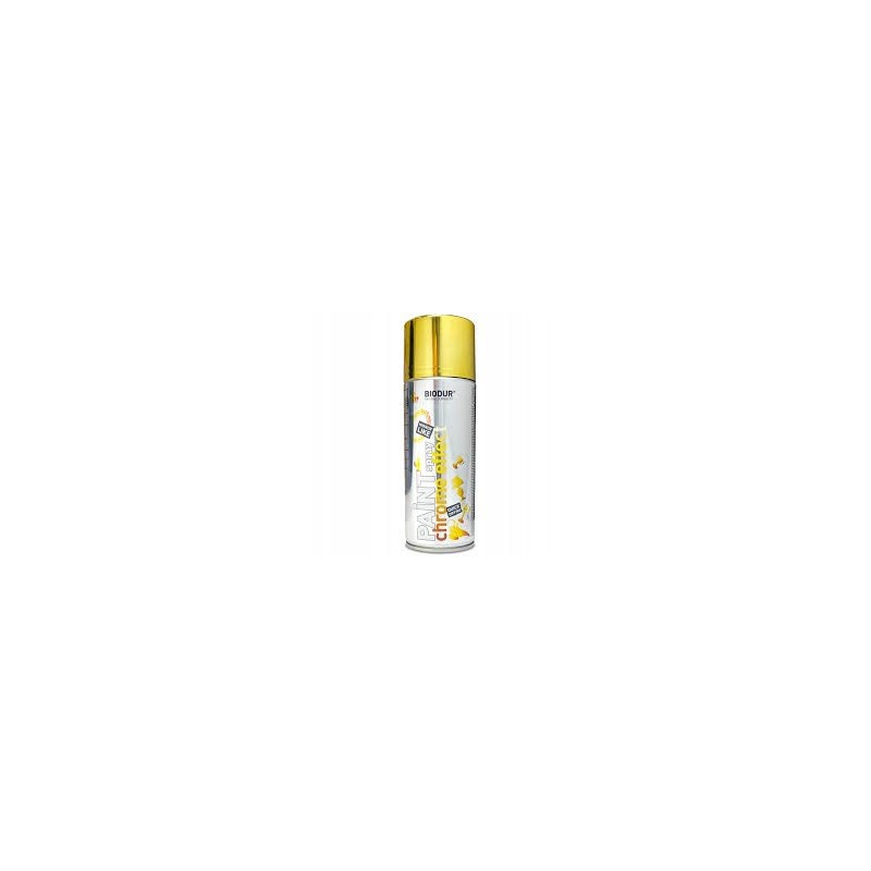 BIODUR FARBA SPRAY 400ML CHROM ZŁOTY GOLD