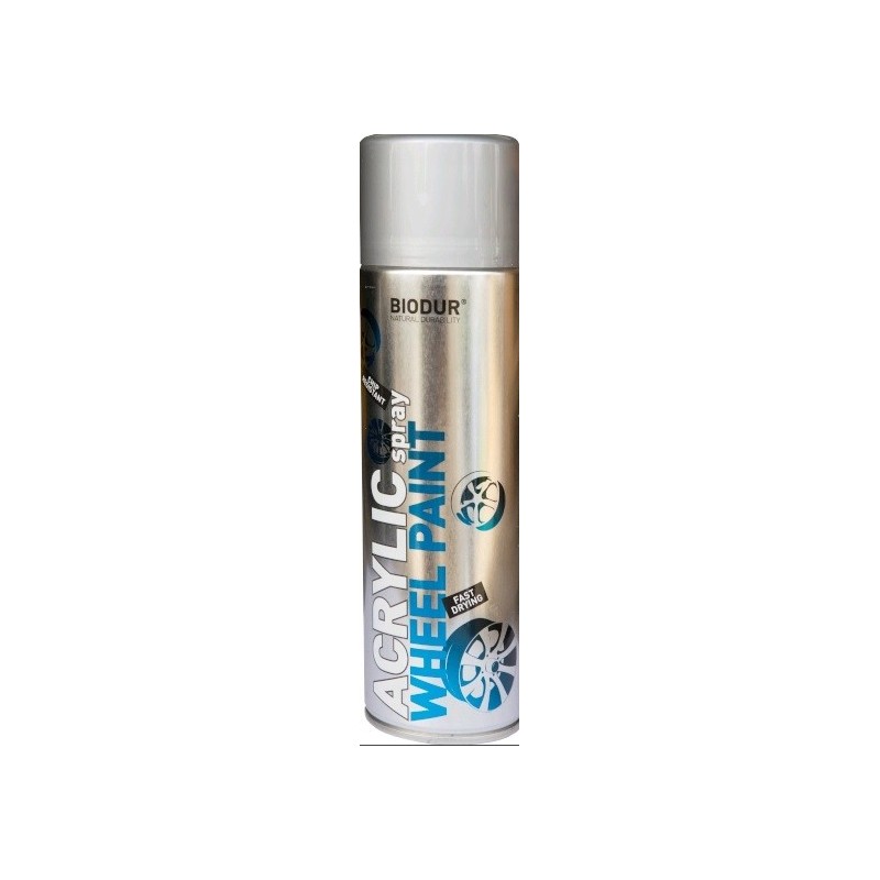 Lakier akrylowy Biodur Silver do felg 500 ml