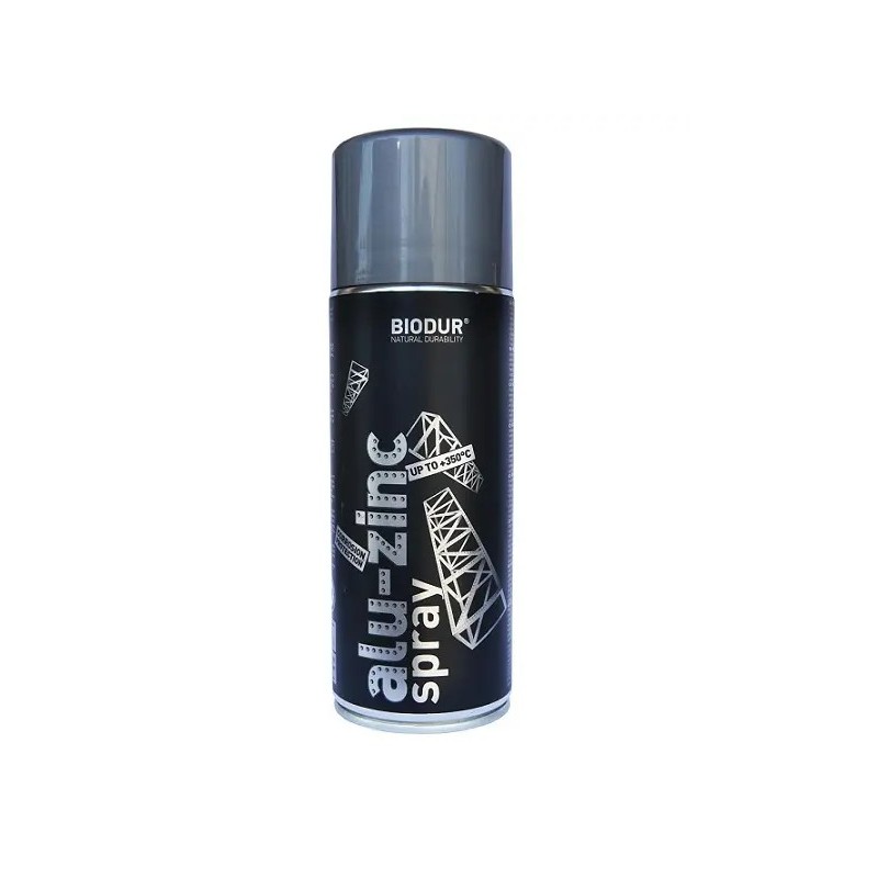 BIODUR SPRAY 400ml ALU-ZINC CYNK SZYBKOSCHNĄCY