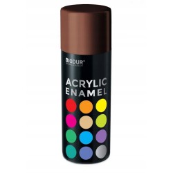 BIODUR EMALIA AKRYLOWA SPRAY 400ML RAL8017 BRĄZOWY CZEKOLADOWY