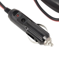 Wtyczka zapalniczki z włącznikiemi przewodem 50 cm ze złączkami