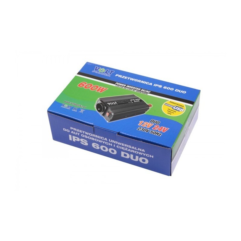 Przetwornica VOLT IPS 600 DUO 12/24-230V -300/600W